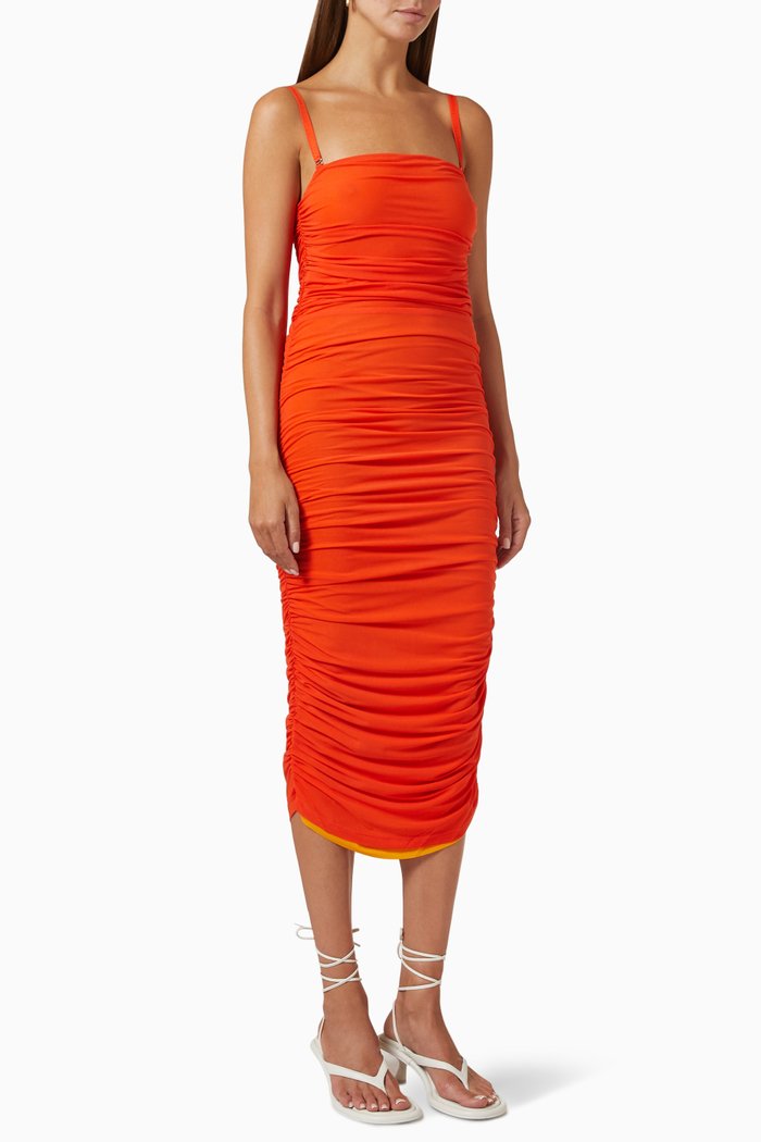 

Jota Midi Dress, Orange