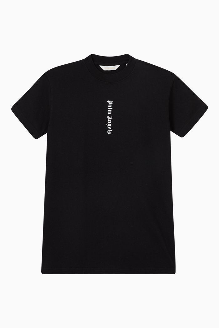 

Logo T-shirt Dress in Cotton, Black