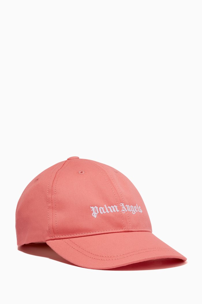 

Logo Baseball Hat in Cotton, Pink