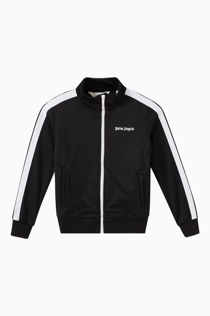 

Stripes Logo Jacket in Cotton, Black