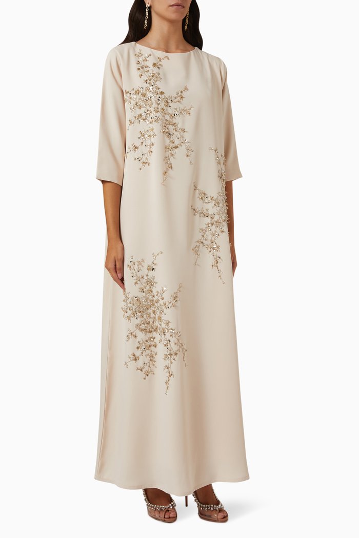 

Embellished Kaftan, Neutral