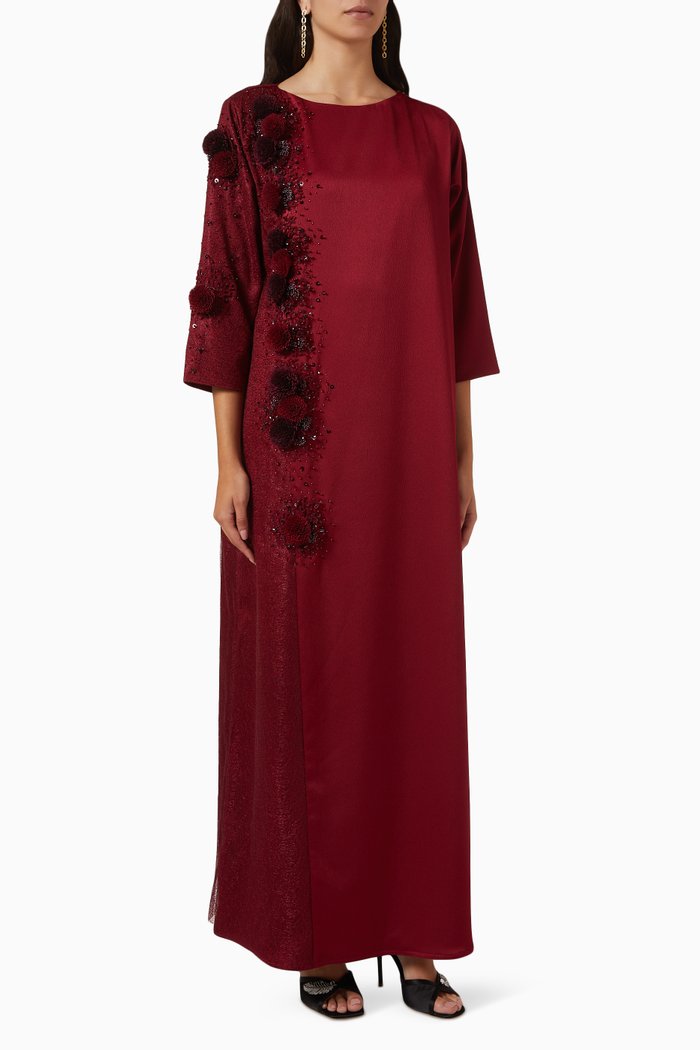 

Floral Kaftan, Red