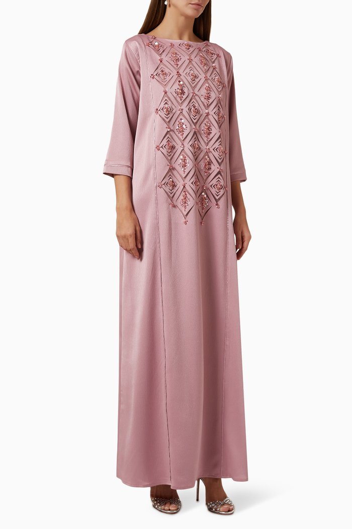 

Embellished Kaftan, Pink