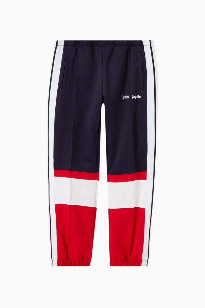

Colourblock Sweatpants in Cotton, Blue
