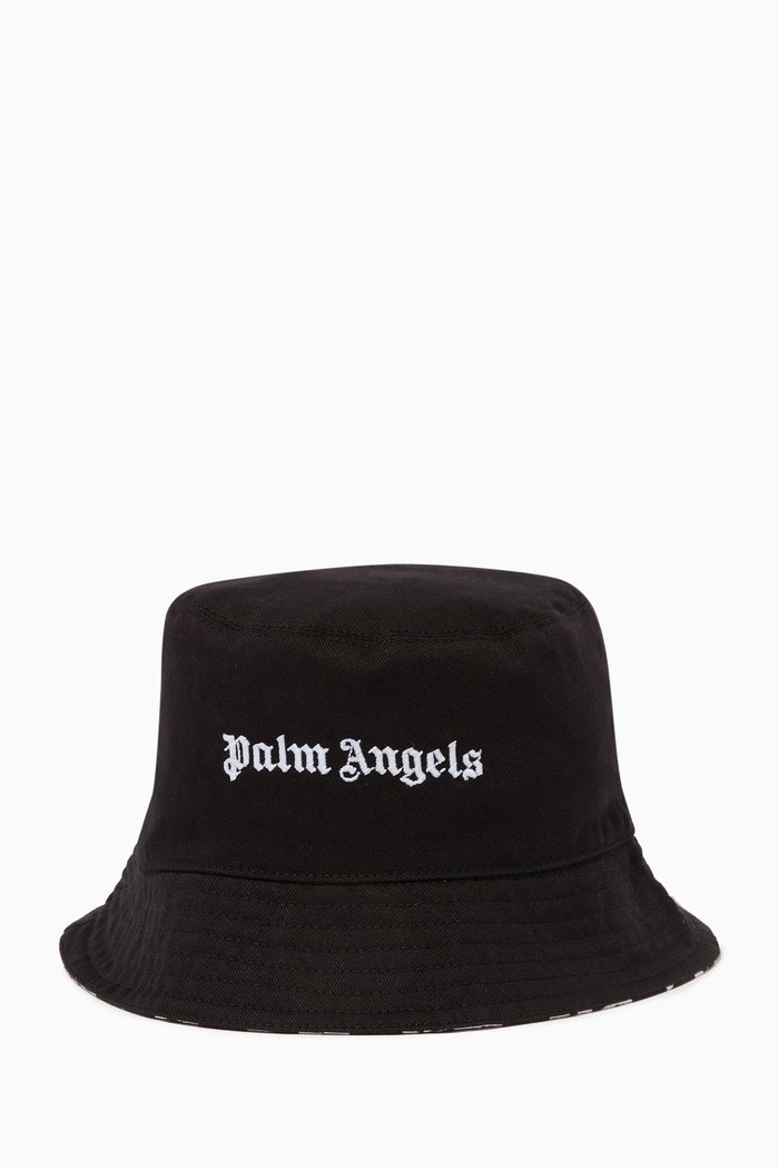 

Reversible Bucket Hat in Twill, Black