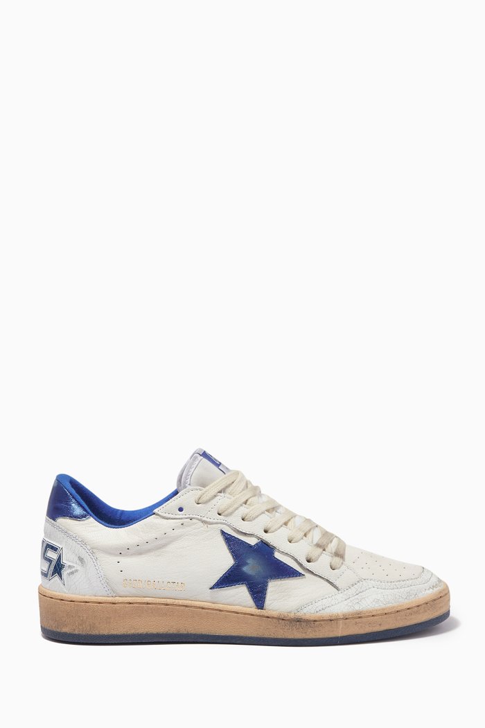 

Ball Star Sneakers in Nappa, Blue