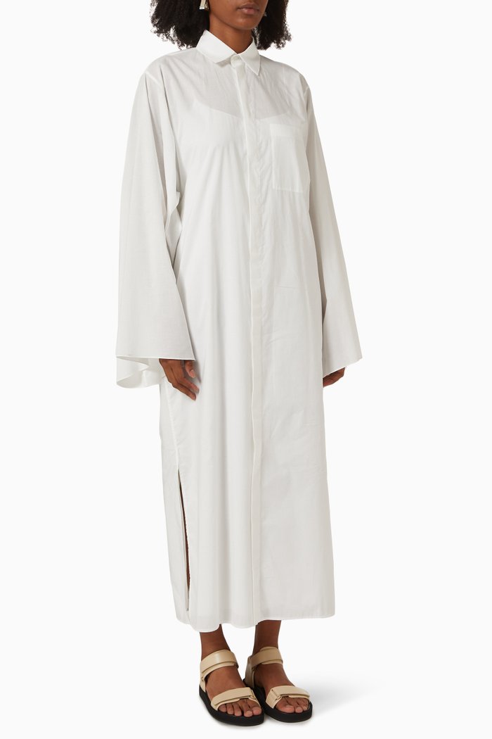 

Numita Dress in Cotton, White
