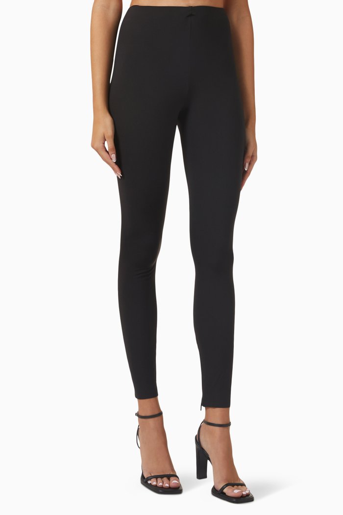 

Lanza Zipped-cuff Pants in Stretch-nylon, Black