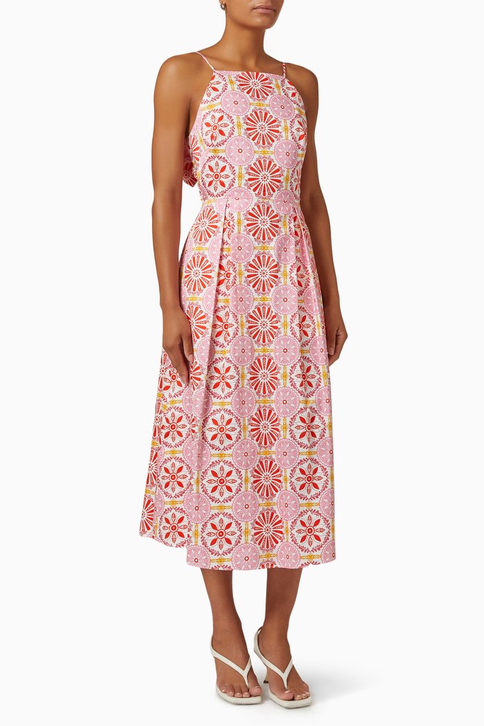 

Goreti Dress in Cotton, Pink