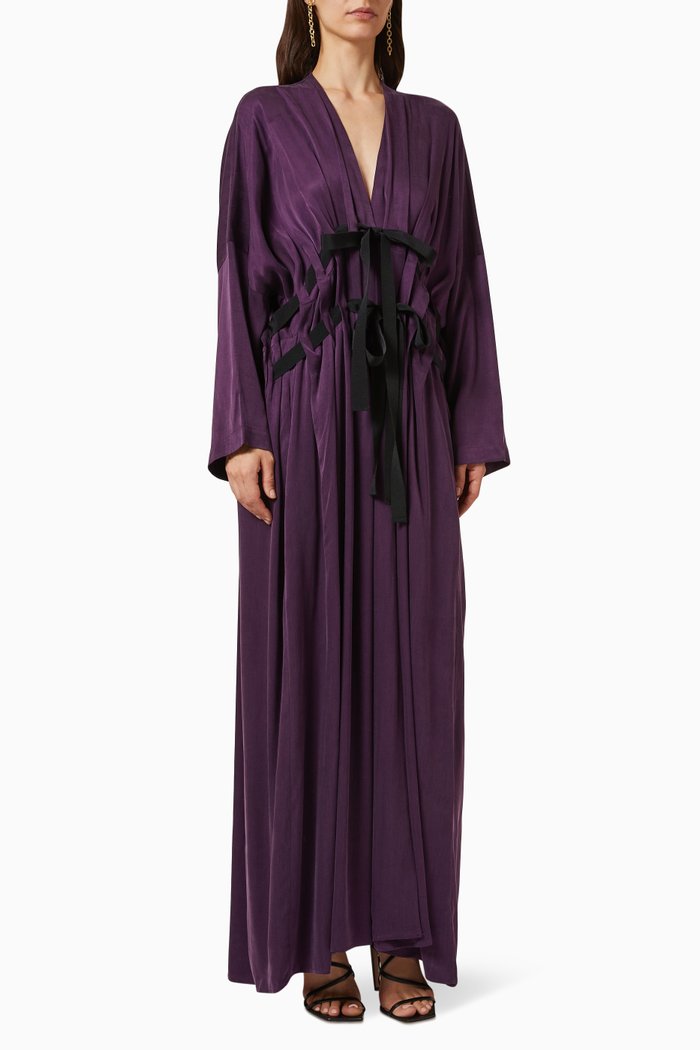 

Long Sleeve Dress, Purple