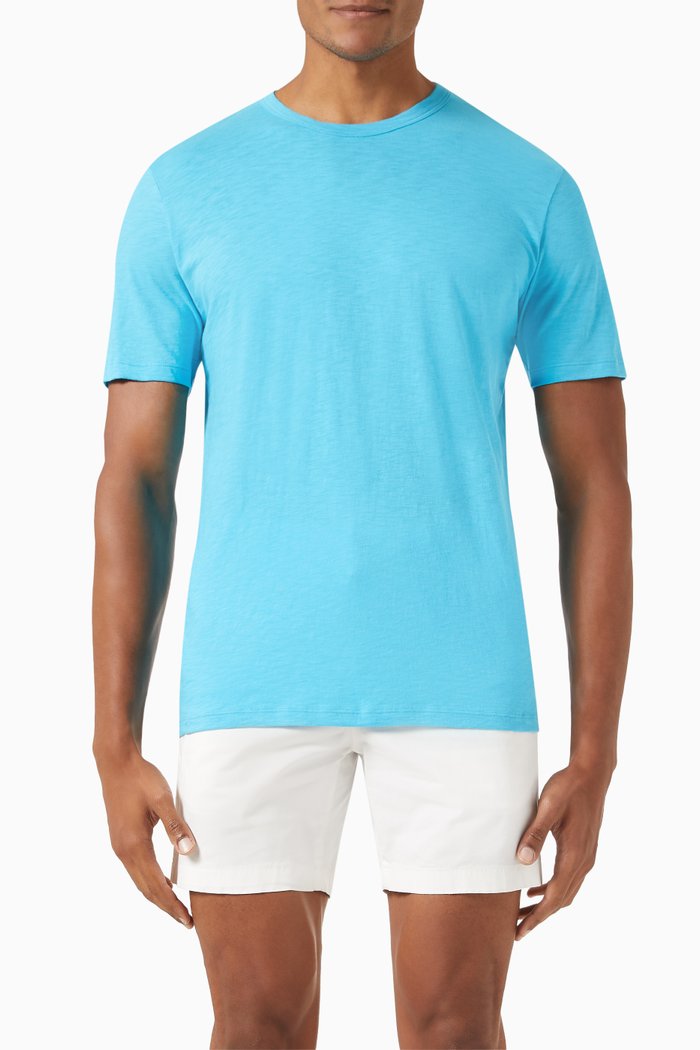 

Essential T-shirt in Cotton, Blue