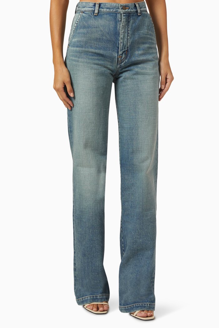 

Jane Jeans in Organic Cotton Denim, Blue