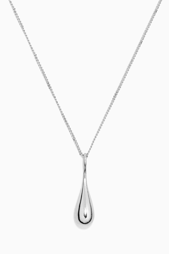 

Drop charm Necklace in Metal, Silver