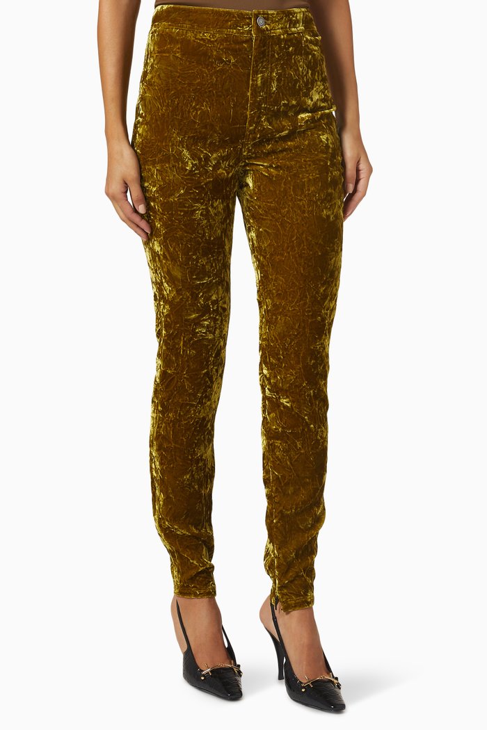 

Leggings in Velvet, Green