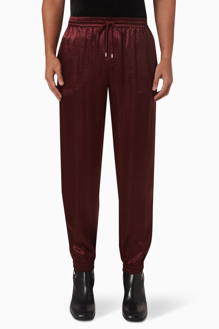 

Sweatpants in Satin, Red