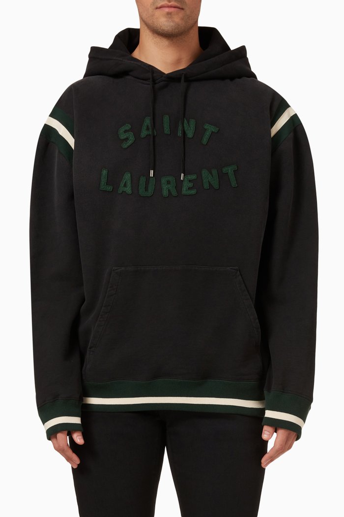 

Logo Hoodie in Organic Cotton, Black