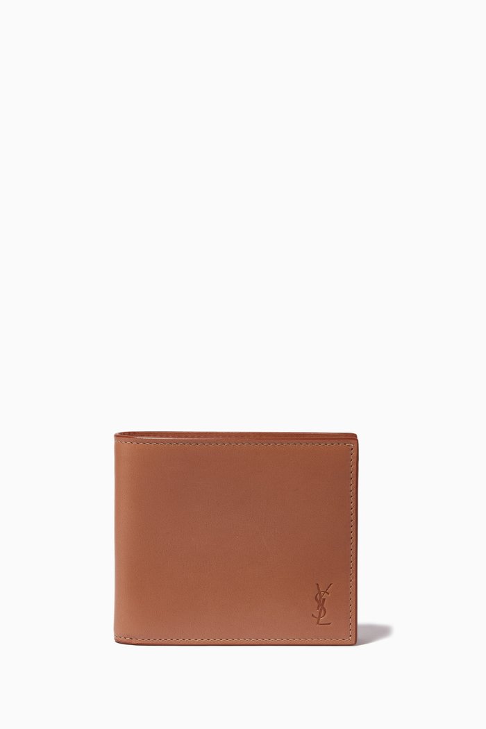 

Cassandre Shadow East/West Wallet in Smooth Leather, Brown