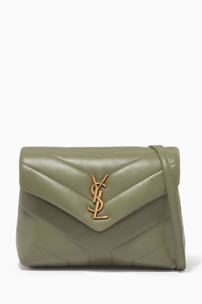

Toy Loulou Bag in "Y" Matelassé Leather, Green