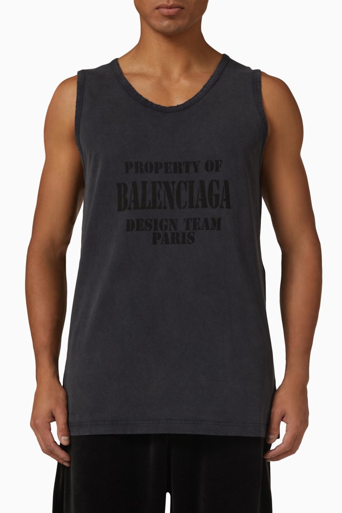 

Loose Tank Top in, Black