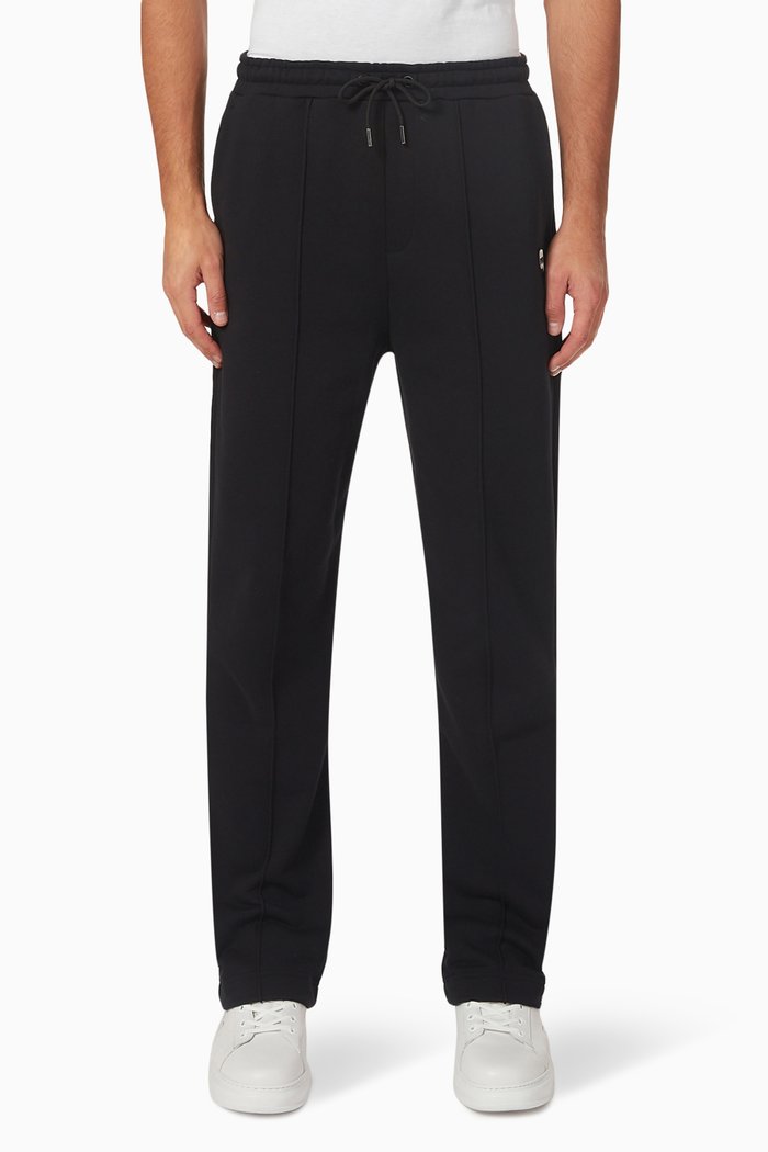 

Ikonik Tailored Sweatpants in Organic Cotton Fleece, Black