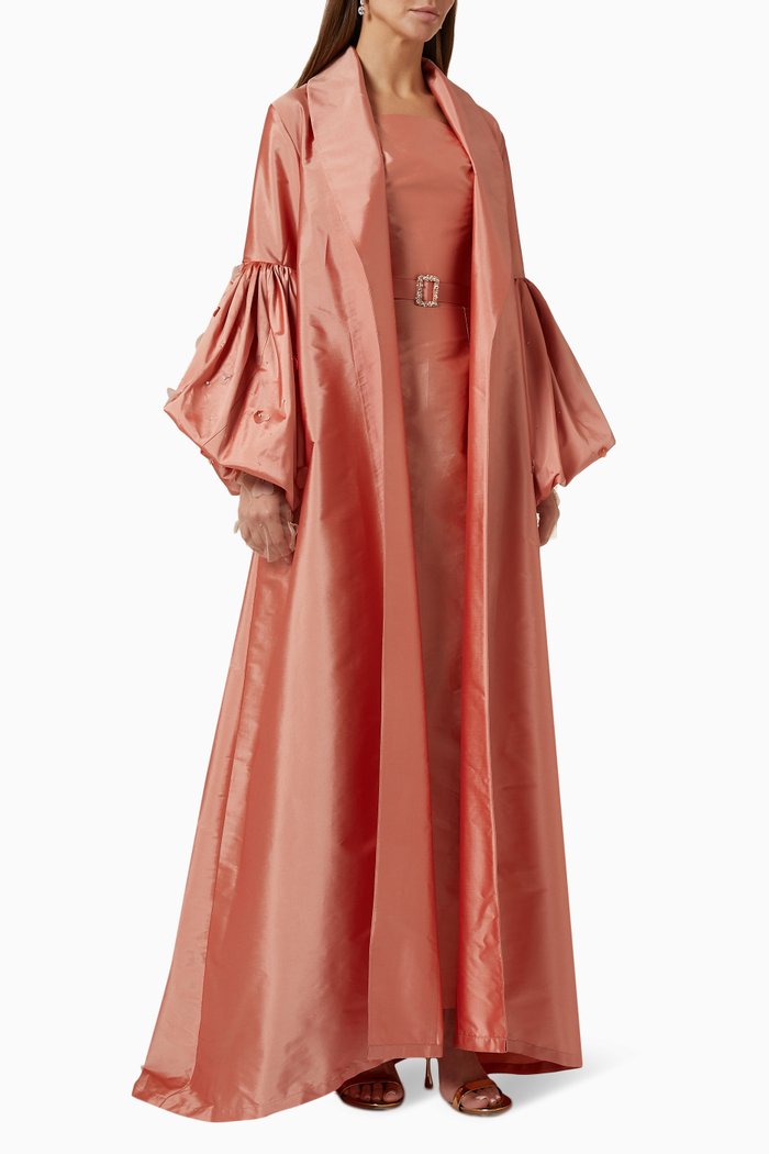 

Eremurus Gown & Jacket Set, Pink