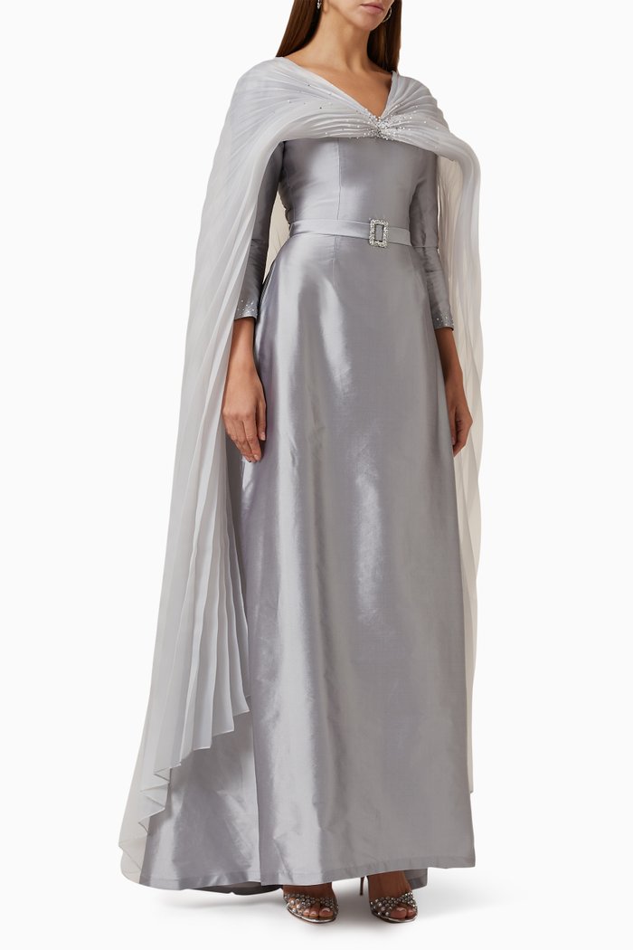 

Camellia Gown, Grey