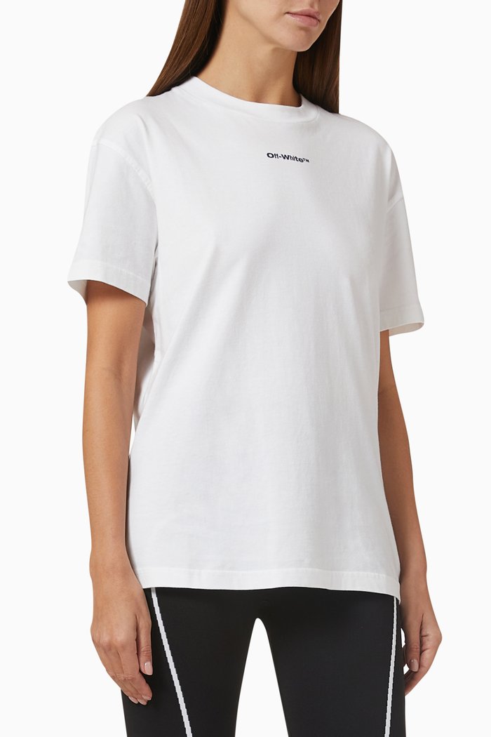 

Tie-dye Arrows T-shirt in Cotton Jersey, White