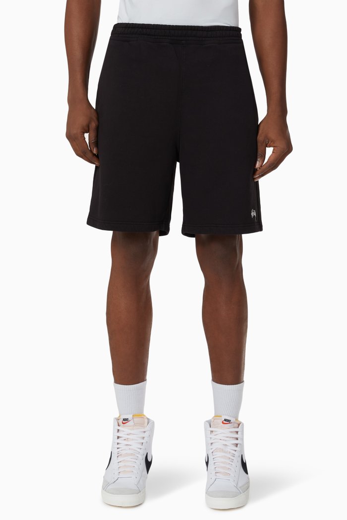 

Logo Shorts in Cotton, Black
