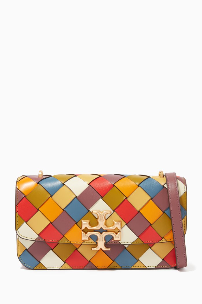 

Eleanor Bag in Leather Weave, Multicolour