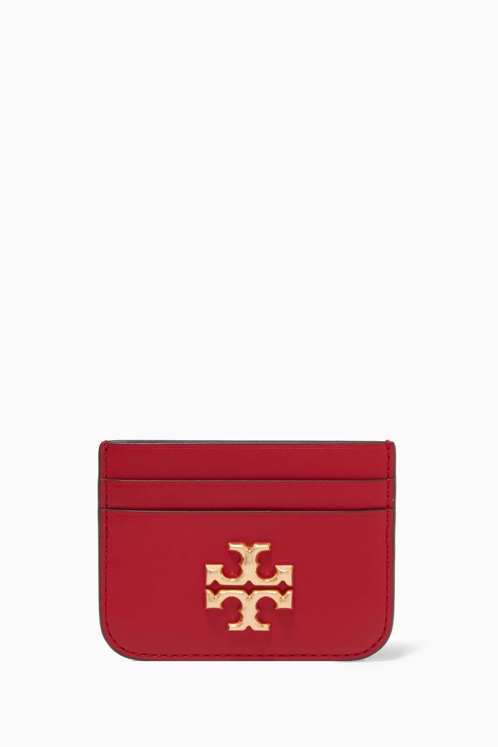 

Eleanor Card Case in Leather, Red