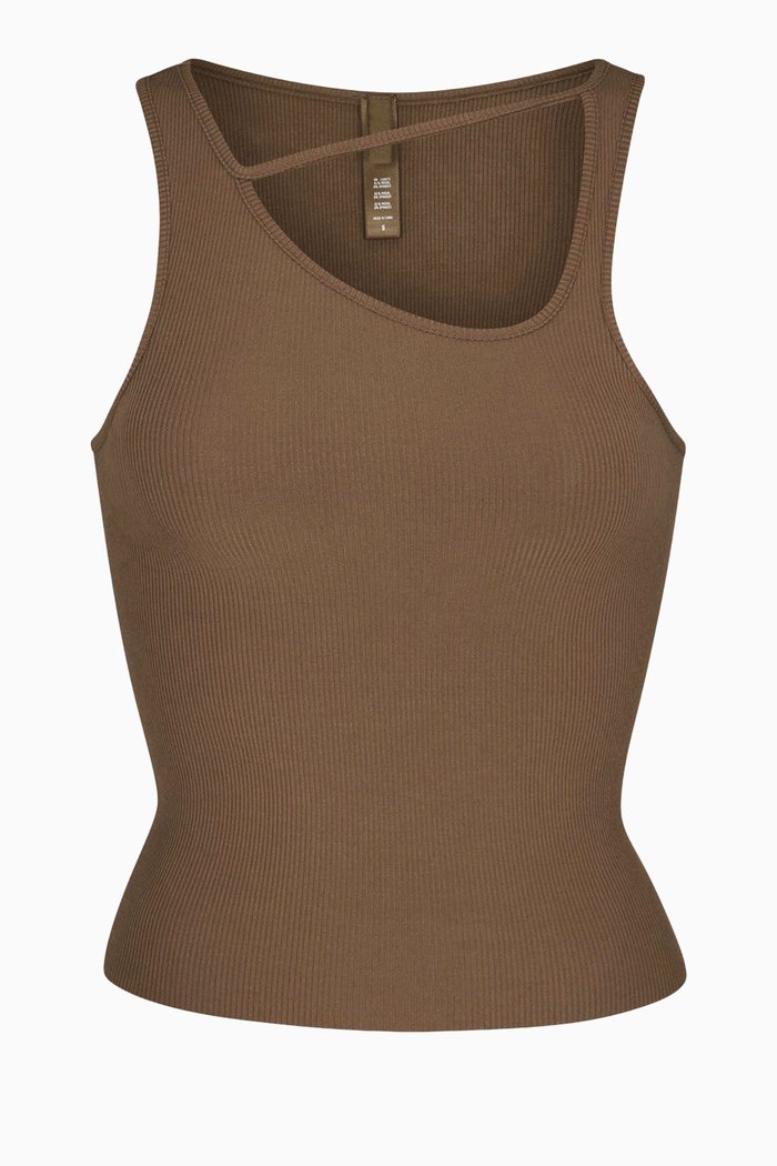 

Soft Lounge Cut Out Tank, Black