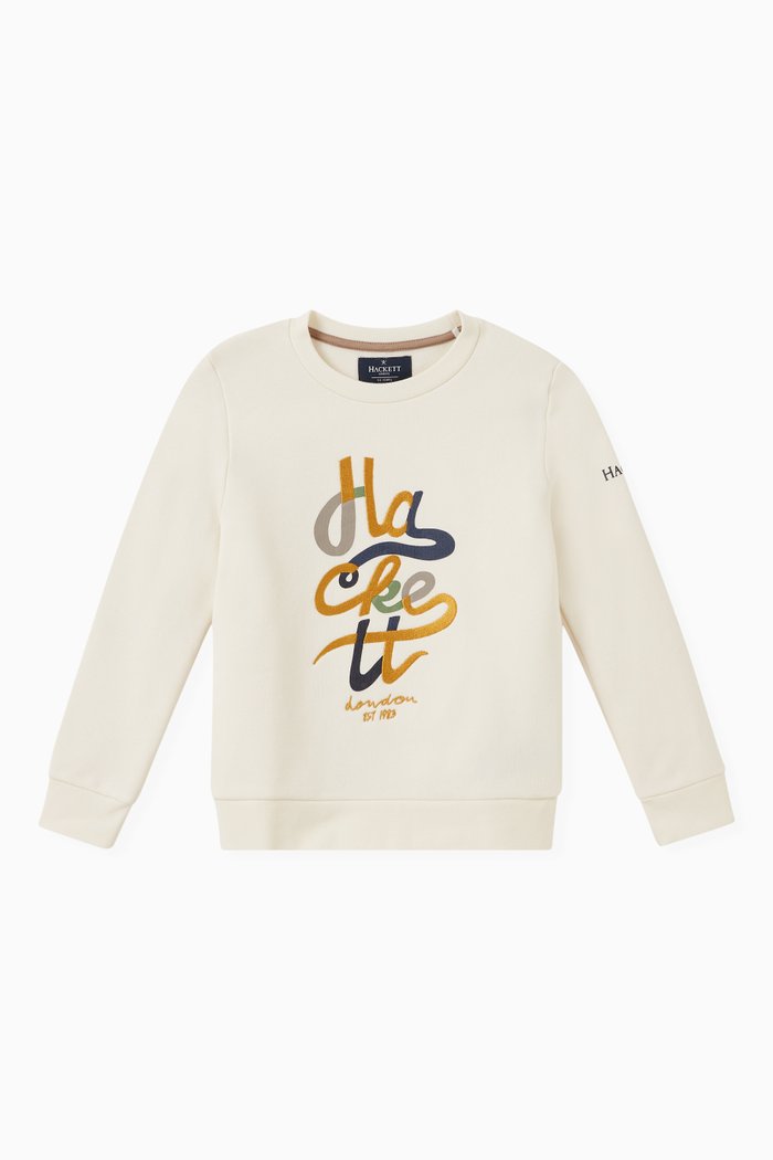 

Logo Sweat Shirt in Cotton, Neutral