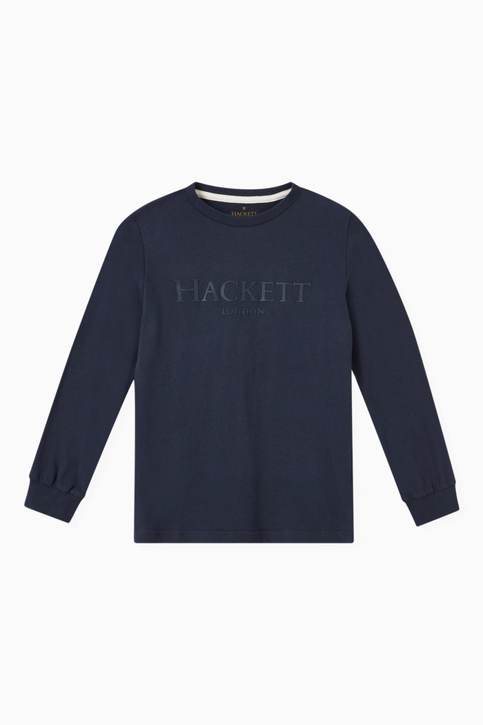 

Logo Sweatshirt in Cotton, Blue