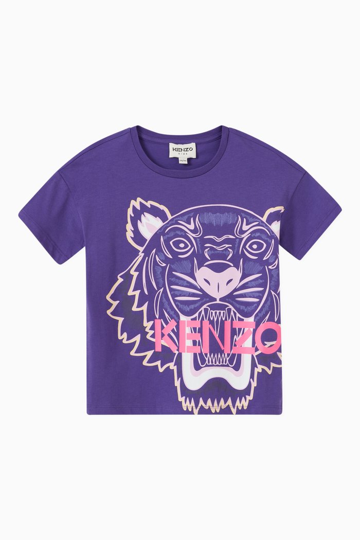 

Logo T-shirt in Cotton, Purple