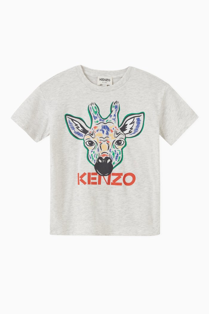 

Logo T-shirt in Cotton, Grey