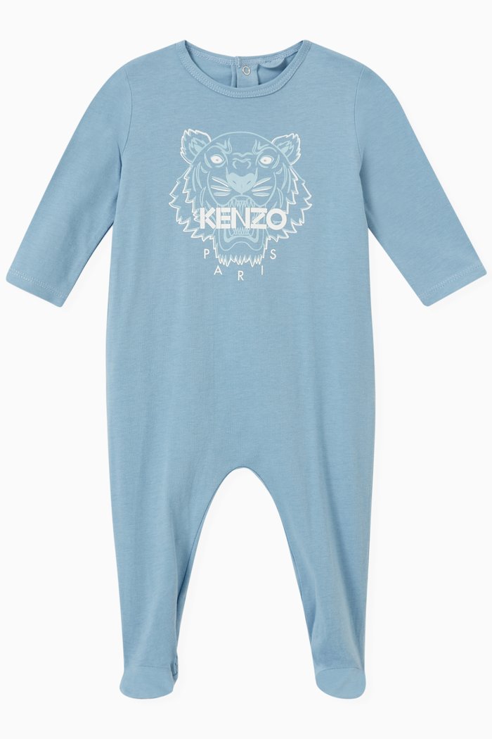 

Logo Bodysuit in Cotton, Blue