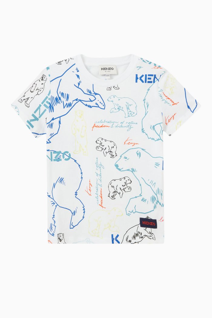 

Nova Logo T-shirt in Cotton Jersey, White