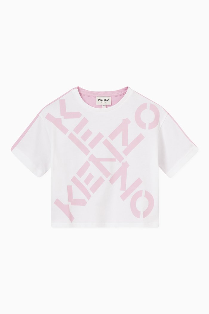 

Logo Print T-shirt in Cotton, White