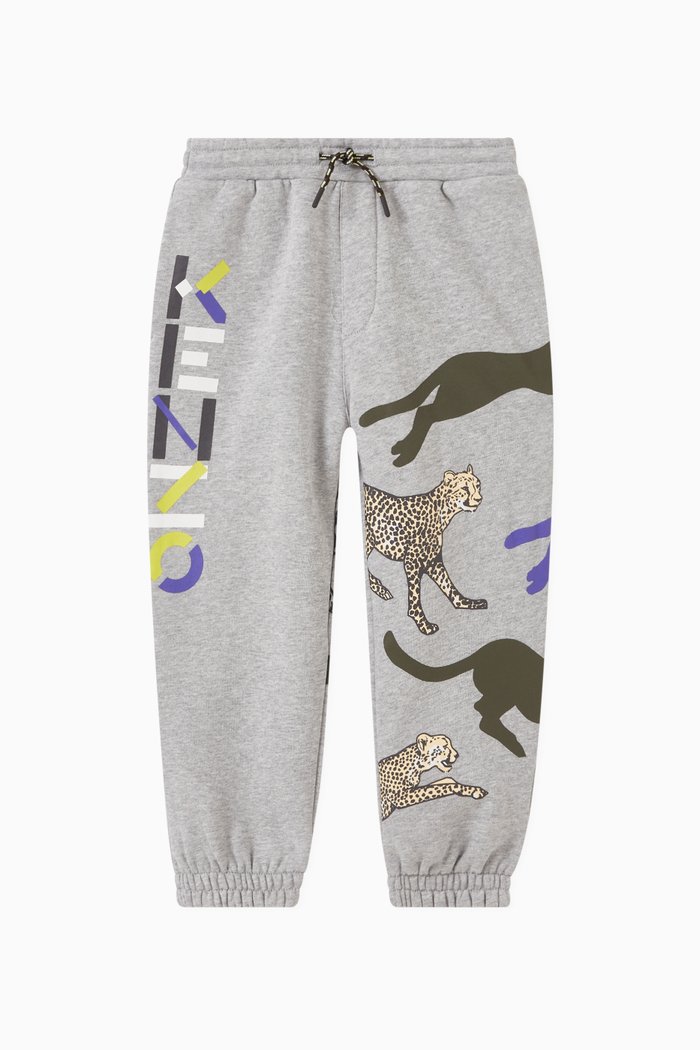 

Logo Sweatpants in Cotton Jersey, Grey