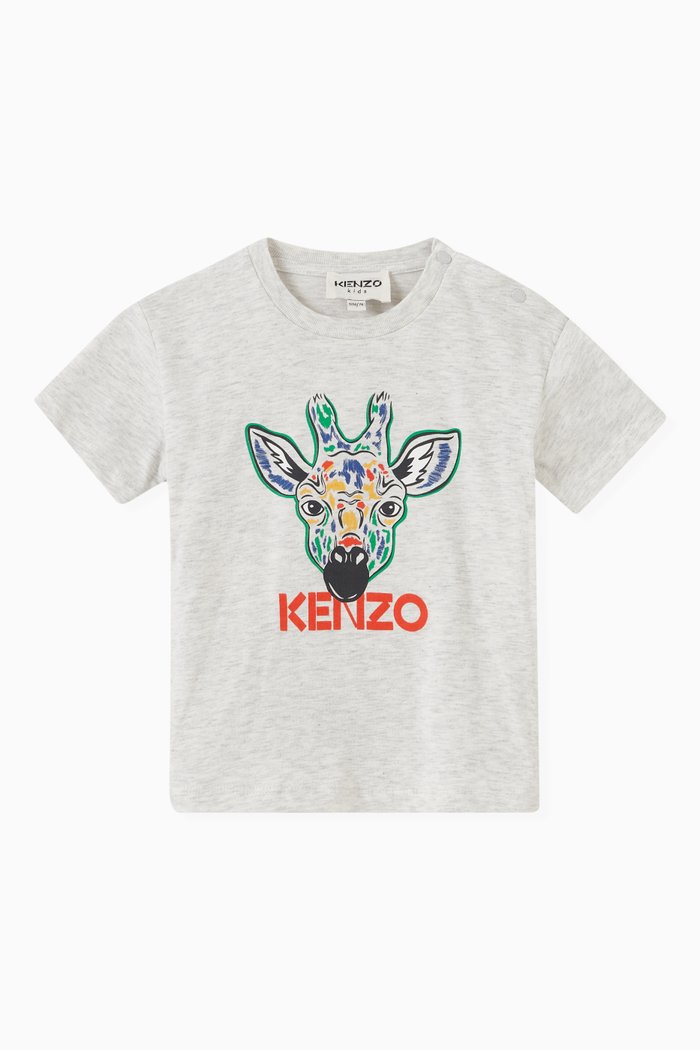 

Logo T-shirt in Cotton, Grey