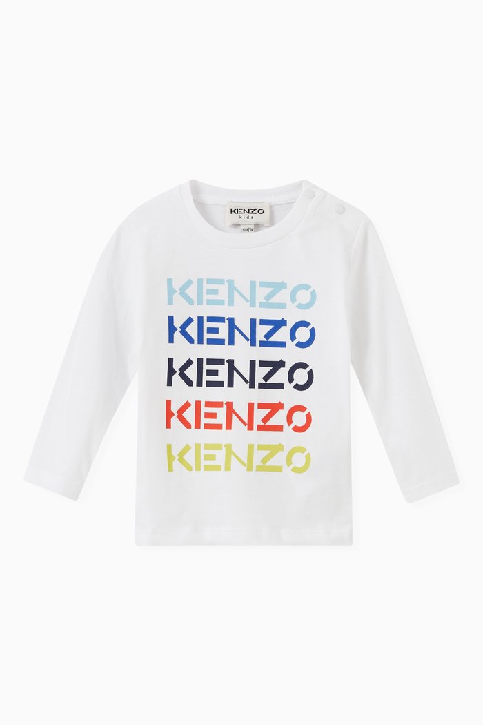 

Logo Print T-shirt in Cotton, White