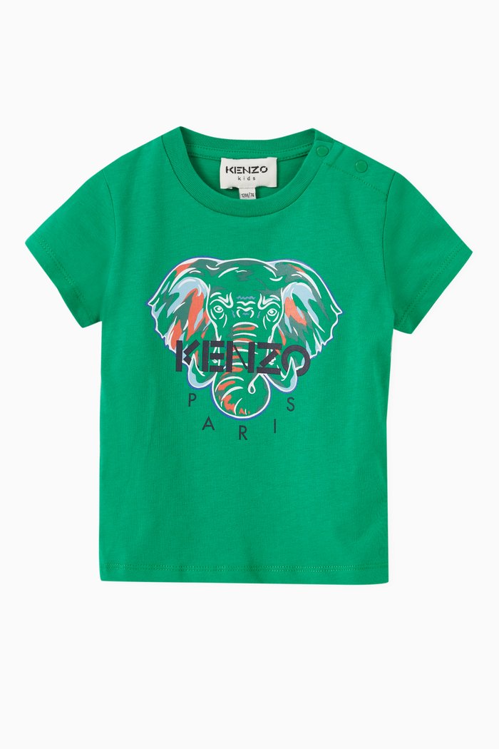 

Logo T-shirt in Cotton, Green