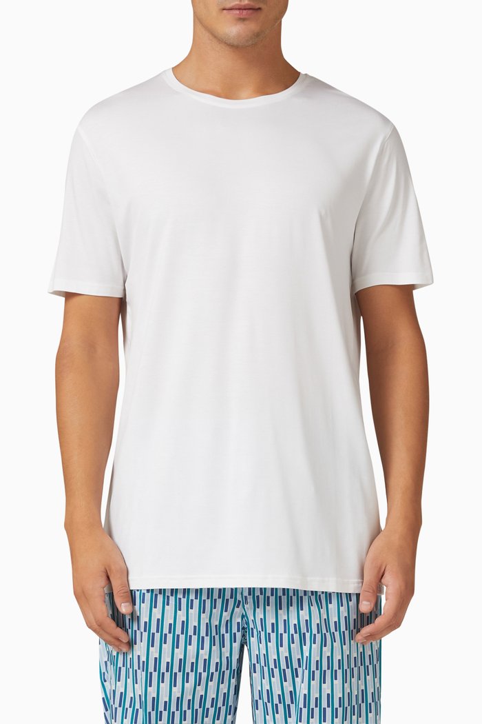 

Basel T-shirt in Stretch Micro Modal, White