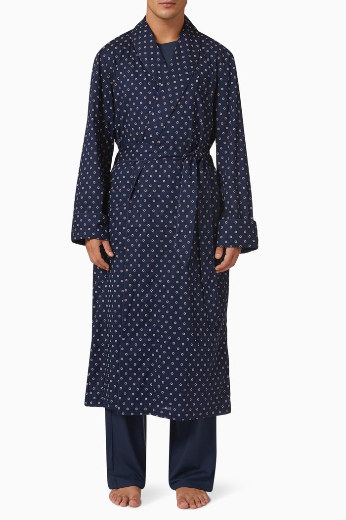 

Nelson 90 Robe in Cotton Batiste, Blue