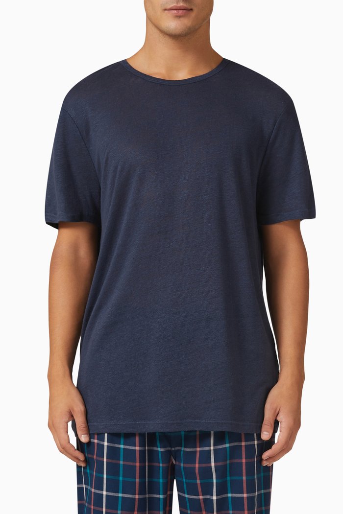 

Jordan T-shirt in Linen, Blue