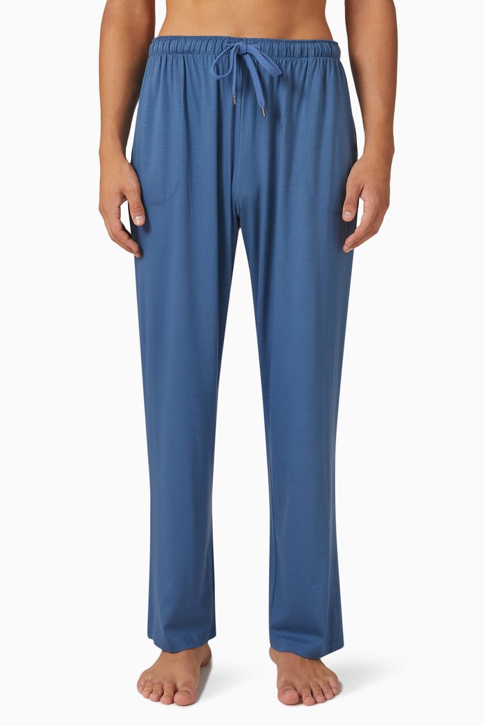 

Basel 13 Lounge Pants in Stretch Micro Modal Jersey, Blue