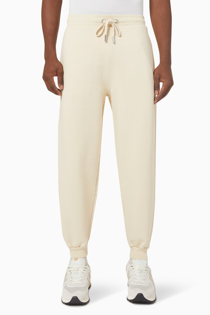 

Logo Sweatpants in Cotton Fleece, Neutral
