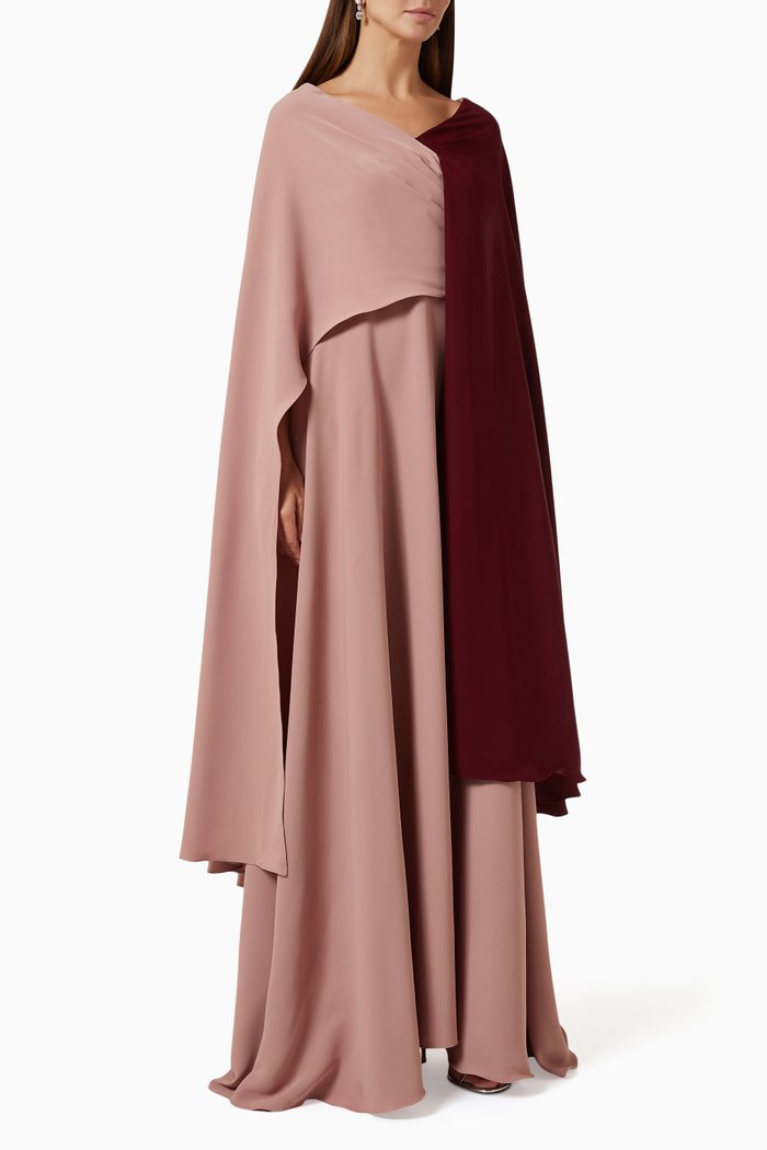 

Two-tone Kaftan, Pink