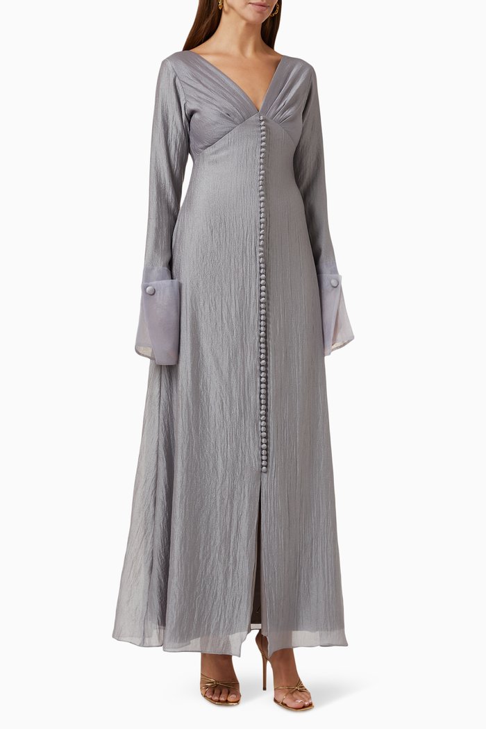

Buttoned Dress, Grey