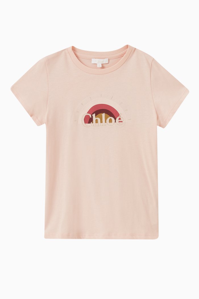 

Logo T-shirt in Cotton Jersey, Pink